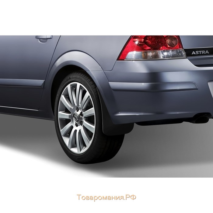 Брызговики задние Opel Astra J 2009-2016, хэтчбек (полиуретан)