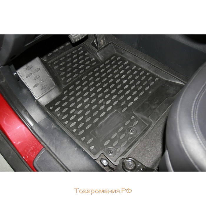 Коврики 3D в салон HYUNDAI ix35 2010-2016, 4 шт. (полиуретан)