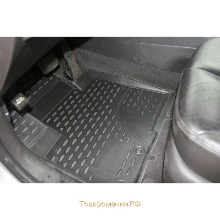 Коврики 3D в салон HYUNDAI Santa Fe 05/2010-2012, 4 шт. (полиуретан)