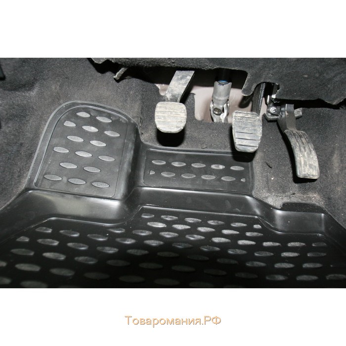 Коврики 3D в салон RENAULT Duster 4WD, 2011-2015, 4 шт. (полиуретан)