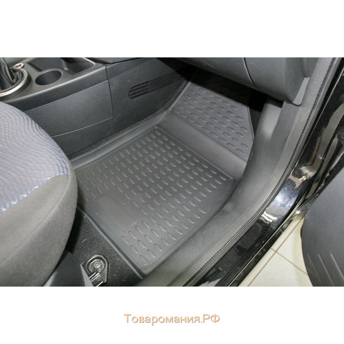 Коврики в салон FORD Fiesta 2002-2008, 4 шт. (полиуретан)