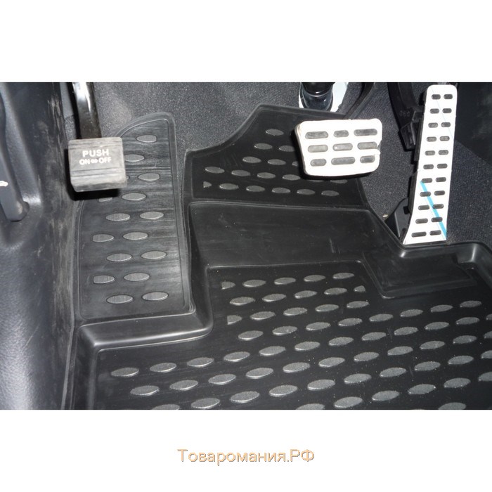 Коврики в салон KIA Sorento, 2009-2012, 3й ряд (полиуретан)