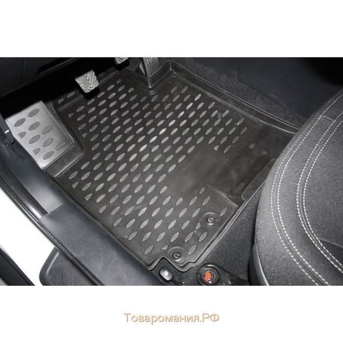 Коврики в салон KIA Sportage, 2010-2016, 4 шт. (полиуретан)