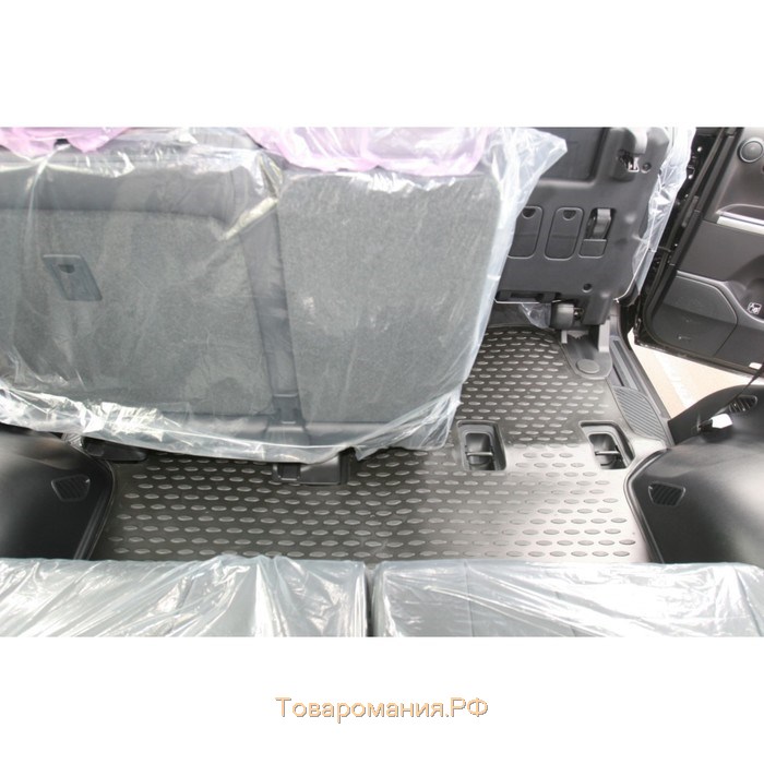 Коврики в салон TOYOTA Land Cruiser 200, 2012-2015 4 шт. (полиуретан,серые)