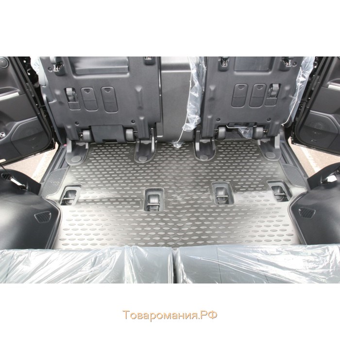 Коврики в салон TOYOTA Land Cruiser 200, 2012-2015 4 шт. (полиуретан,серые)