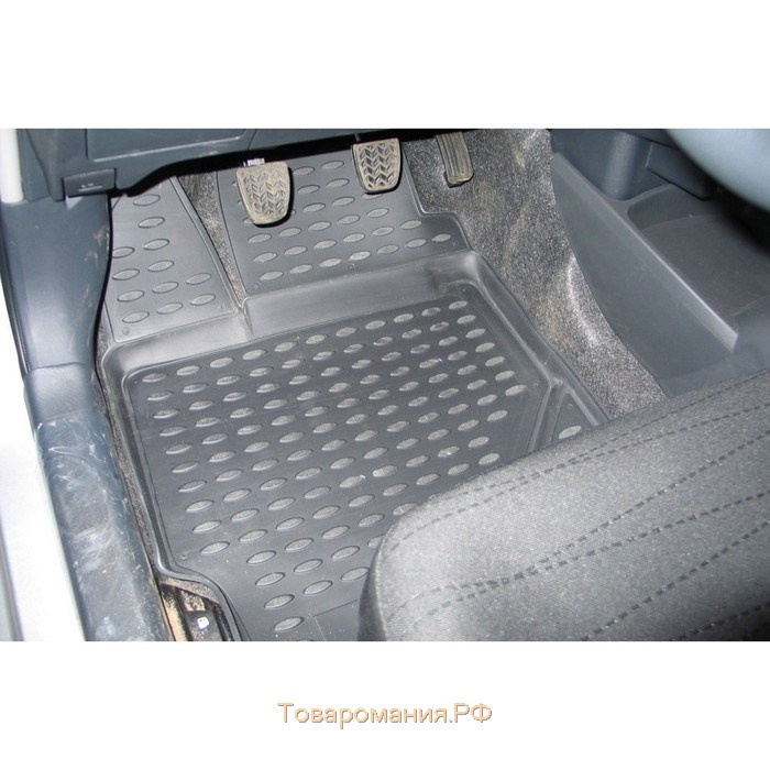 Коврики в салон TOYOTA Yaris 01/2006-2010, 3 шт. (полиуретан)