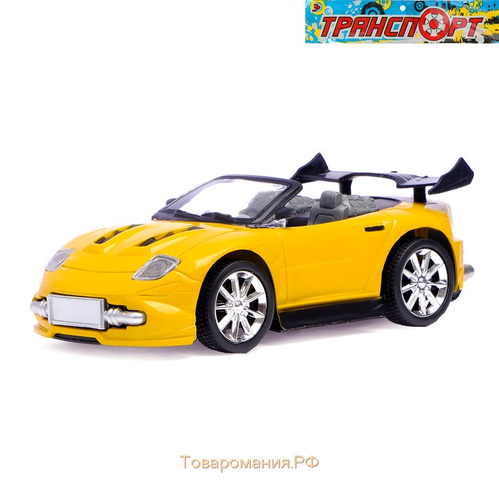 Машина инерционная «Спорт-Кабрио», цвета МИКС