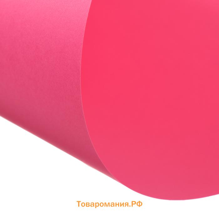 Картон цветной, 650 х 500 мм, Sadipal Sirio, 1 лист, 170 г/м2, фуксия 06078