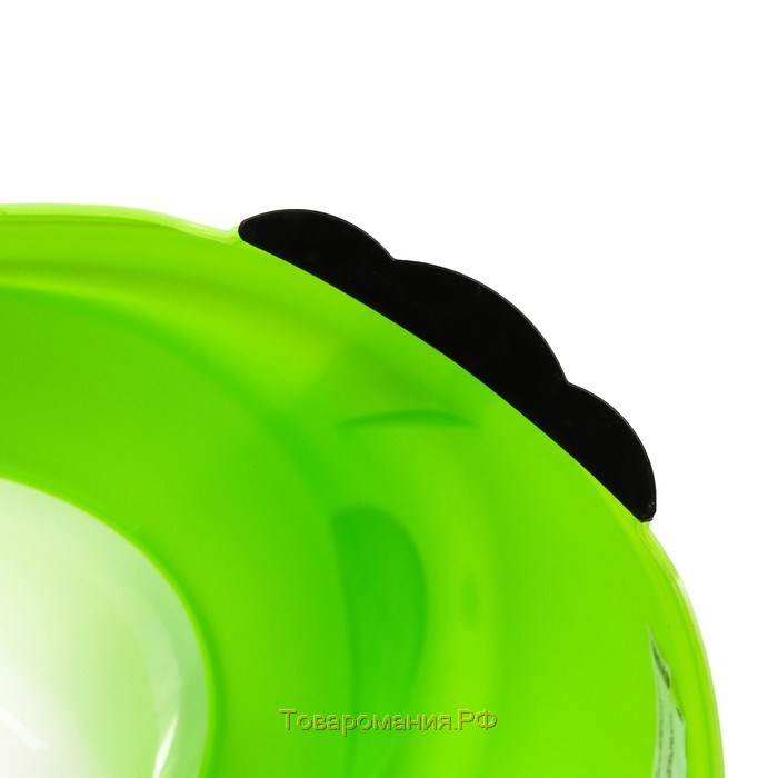Горшок детский антискользящий «Бэйби-Комфорт» с крышкой, съёмная чаша, цвет салатовый