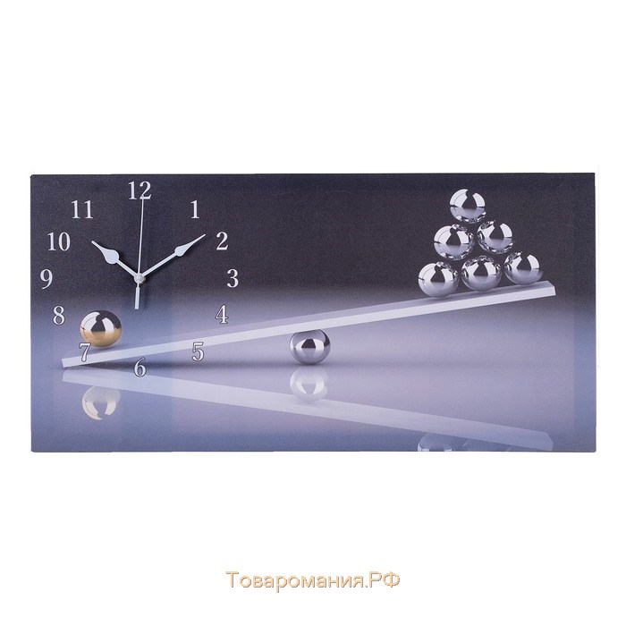 Часы-картина настенные, серия: Интерьер, "Весы", 40 х 76 см
