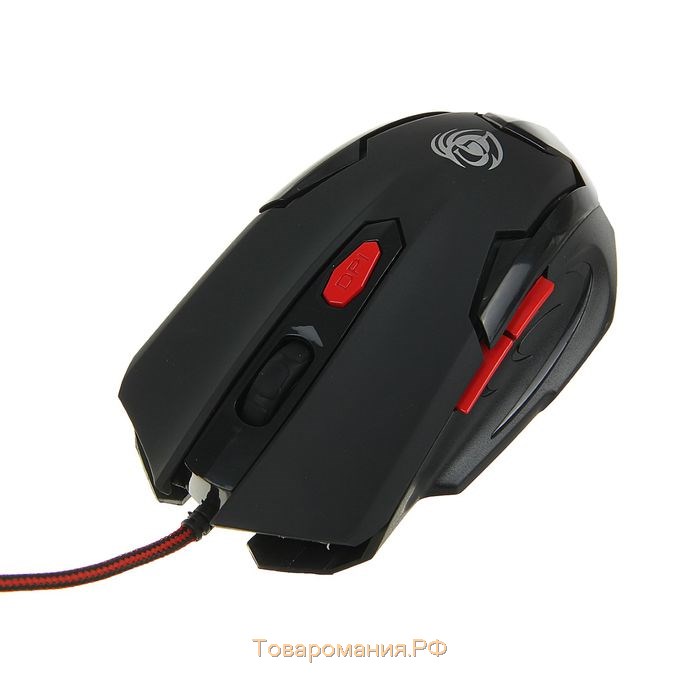 Мышь Dialog MGK-10U Gan-Kata, игровая, проводная, оптическая, 2400 dpi, USB, чёрная