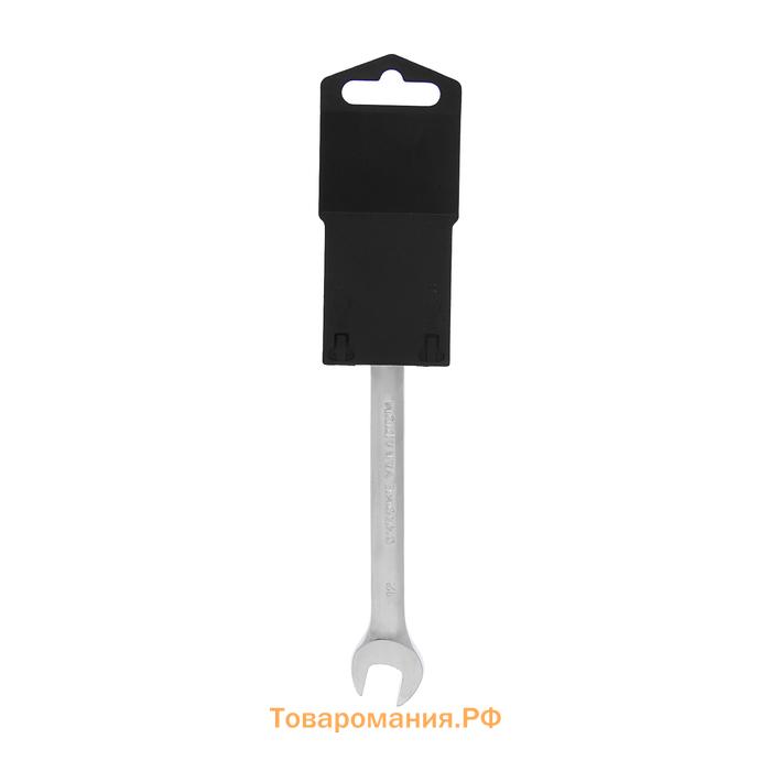Ключ комбинированный трещоточный ТУНДРА, CrV, полированный, 72 зуба, 12 мм