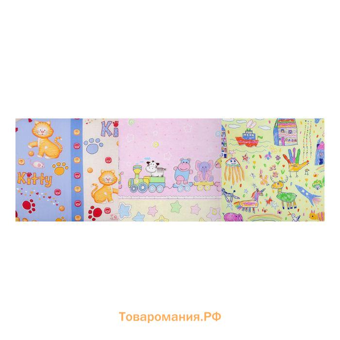 Матрас беспружинный «ЕМЕЛЯ» Стандарт, 120х60х12 см, цвет МИКС