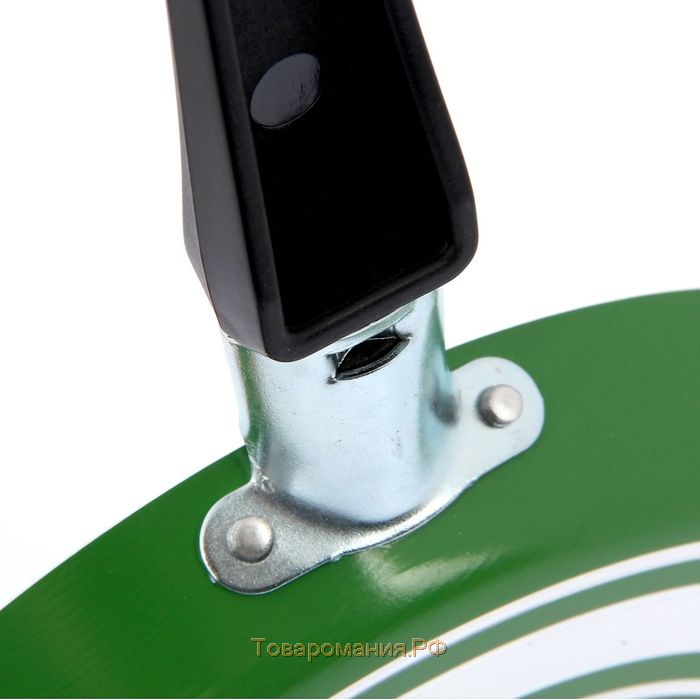 Сковорода блинная Candy Green Grass, d=22 см, пластиковая ручка, антипригарное покрытие, цвет зелёный
