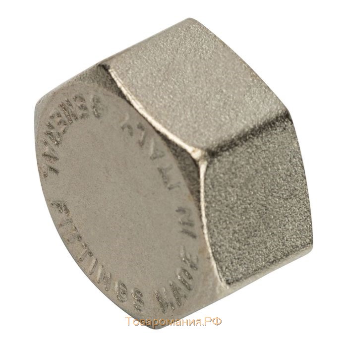 Заглушка STOUT SFT-0027-000012, 1/2", внутренняя резьба, никелированная латунь