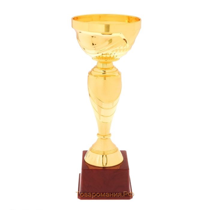 Кубок 120А, наградная фигура, золото, подставка пластик, 37 × 14 × 11,5 см