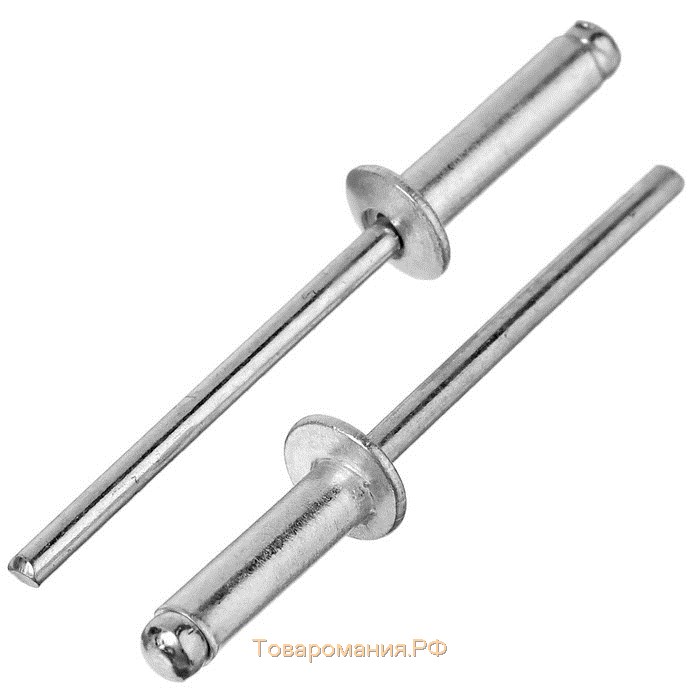 Заклёпки ТУНДРА krep, вытяжные, алюминий-сталь, 3,2х12 мм, неокрашенные, 50 шт