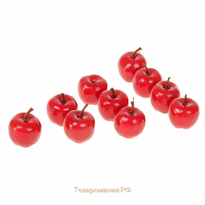 Счётный набор "Красные яблочки", 12 шт., яблоко: 3,5 × 3 см
