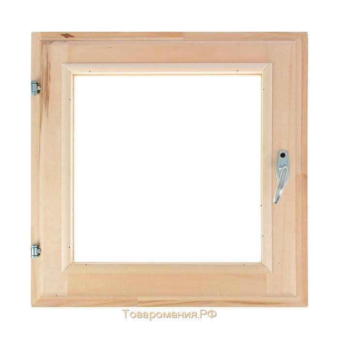 Окно, 70×70см, однокамерный стеклопакет, с уплотнителем, из липы