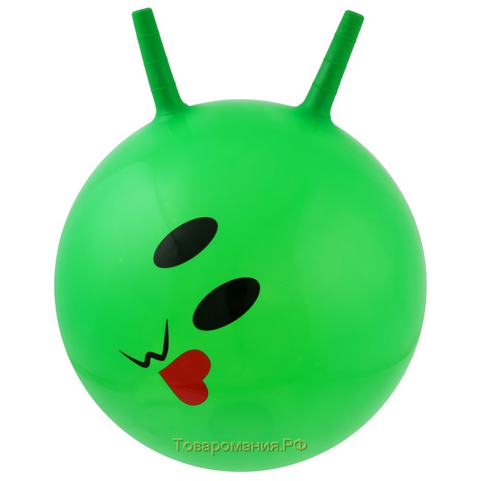 Мяч-прыгун с рожками, d=45 см, 350 г, цвета МИКС