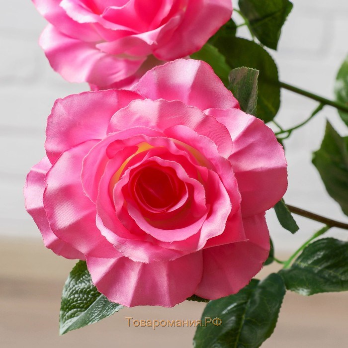 Куст искусственный "Розы волнистые" 95 см, микс