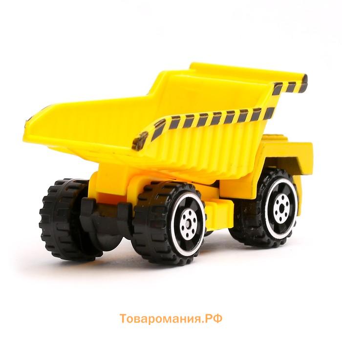 Машинка металлическая «Строительный автовоз», масштаб 1:64, МИКС