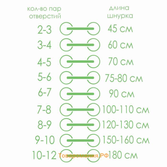 Шнурки для обуви, пара, плоские, 10 мм, 110 см, цвет золотистый