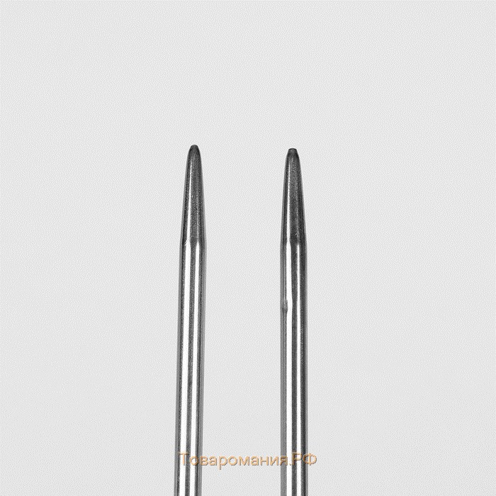 Спицы круговые, для вязания, с металлическим тросом, d = 4,5 мм, 14/80 см