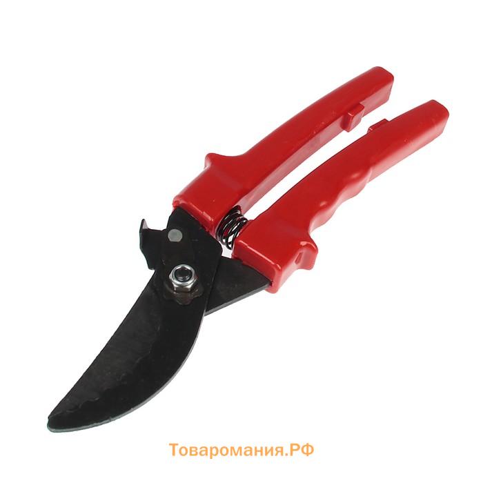 Секатор плоскостной, 9" (23 см), с пластиковыми ручками