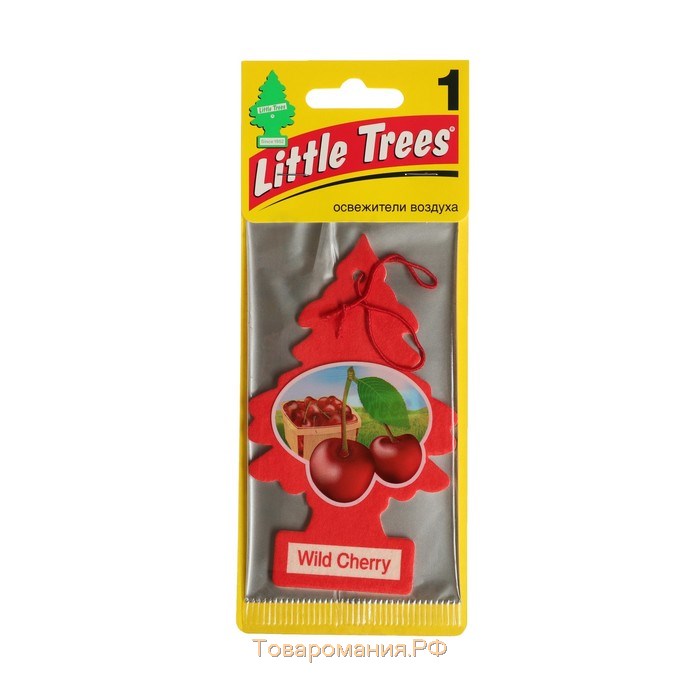 Ароматизатор Ёлочка Little Trees Дикая вишня, Wild Cherry