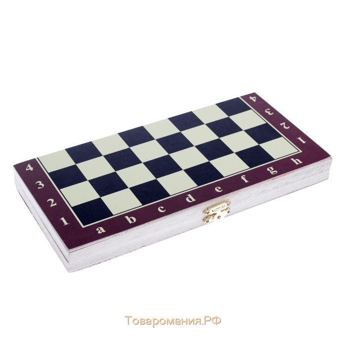 Настольная игра 3 в 1 "Карнал": нарды, шахматы, шашки, 20.5 х 20.5 см