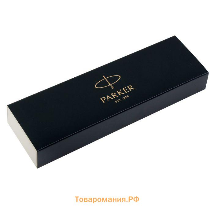 Ручка шариковая Parker IM Core Black GT M, корпус из латуни чёрный матовый/ золотой, синие чернила (1931666)