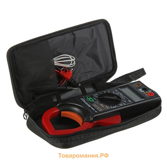 Токовые клещи ТУНДРА, 266C, ACV/DCV, ACA, 200-2МΩ, изоляции 20-2000MΩ, 0-750°C