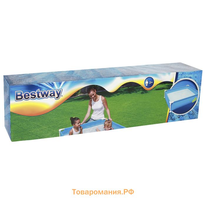 Бассейн каркасный Bestway Steel Pro, 122×122×30.5 см, от 2 лет, 56217