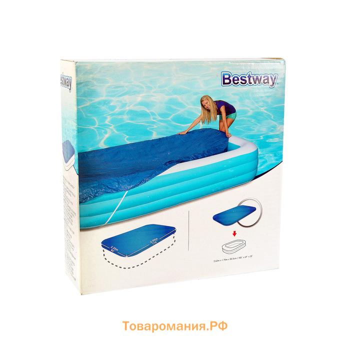 Тент для надувных бассейнов размером 262 х 175 см, 58319 Bestway