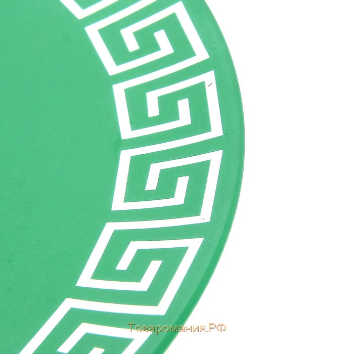 Этажерка 2-ярусная «Версаче», 24×30 см, цвет зелёный, подарочная упаковка