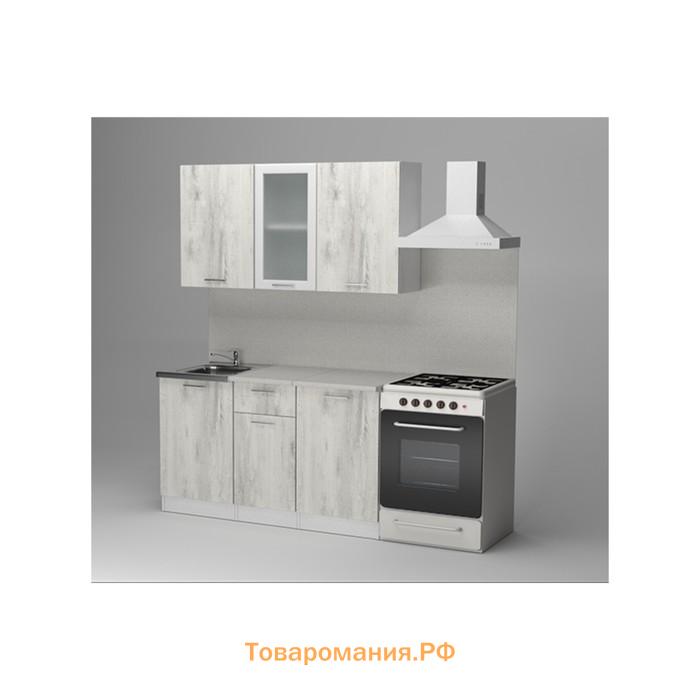 Кухонный гарнитур «Алина медиум», 1400×1570 мм, цвет белый/пайн белый