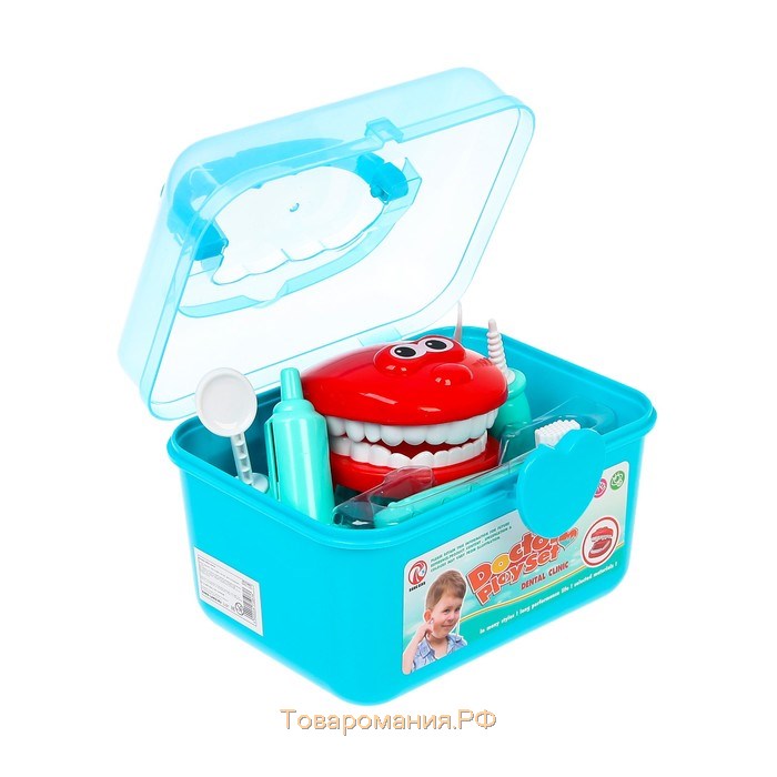 Набор стоматолога «Лечим зубки» в чемодане, МИКС