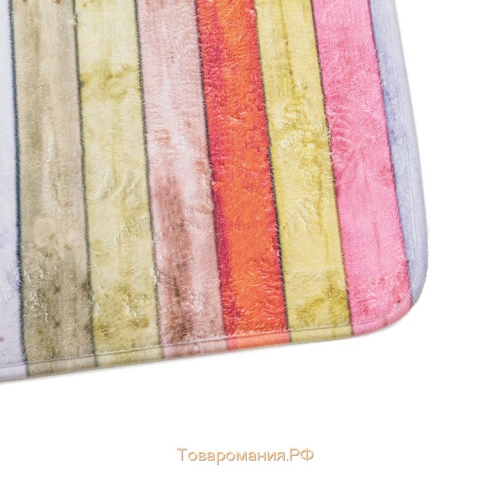 Коврик для ванной «Цветное дерево», 40×60 см