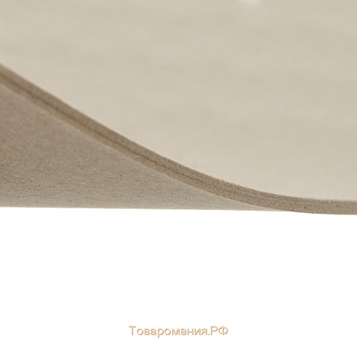 Картон переплётный (обложечный) 3.0 мм, 30 х 30 см, 1900 г/м2, серый