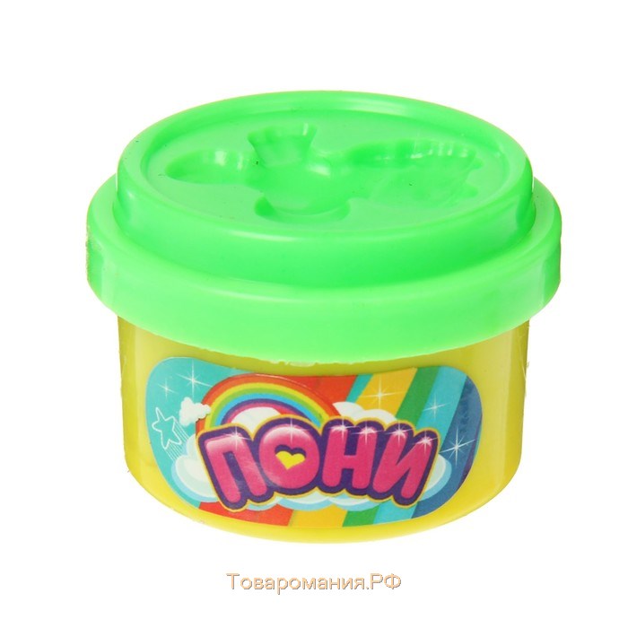 Набор для игры с пластилином «Пони», цвета МИКС