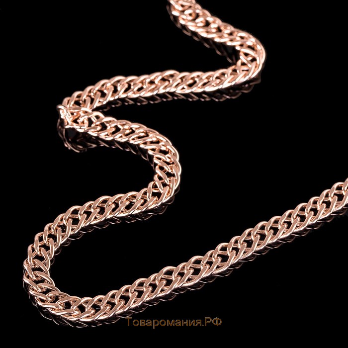 Золотая цепочка женская на шею плетение кобра