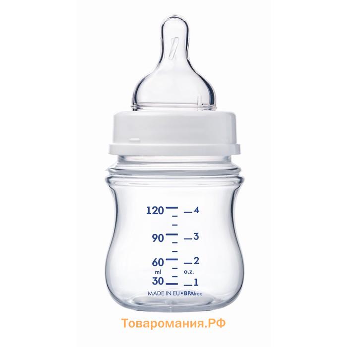 Бутылочка для кормления PP EasyStart антиколиковая, широкое горло, 120 мл, от 3 мес., цвет МИКС