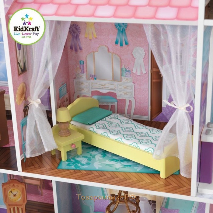 Домик кукольный KidKraft «Загородная усадьба», четырёхэтажный, с мебелью