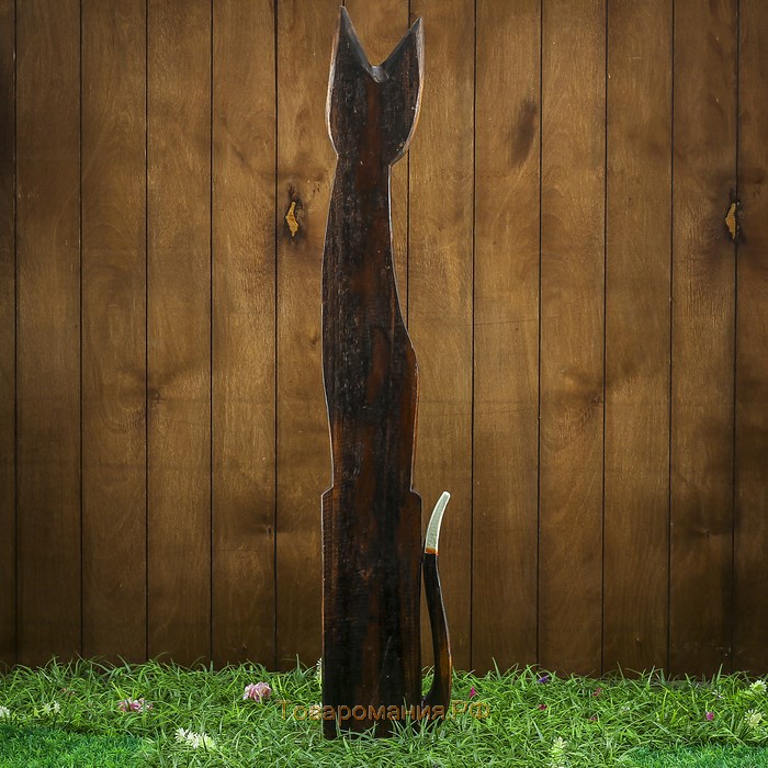 Сувенир "Кошечка с сердечком" дерево 16х7х100 см
