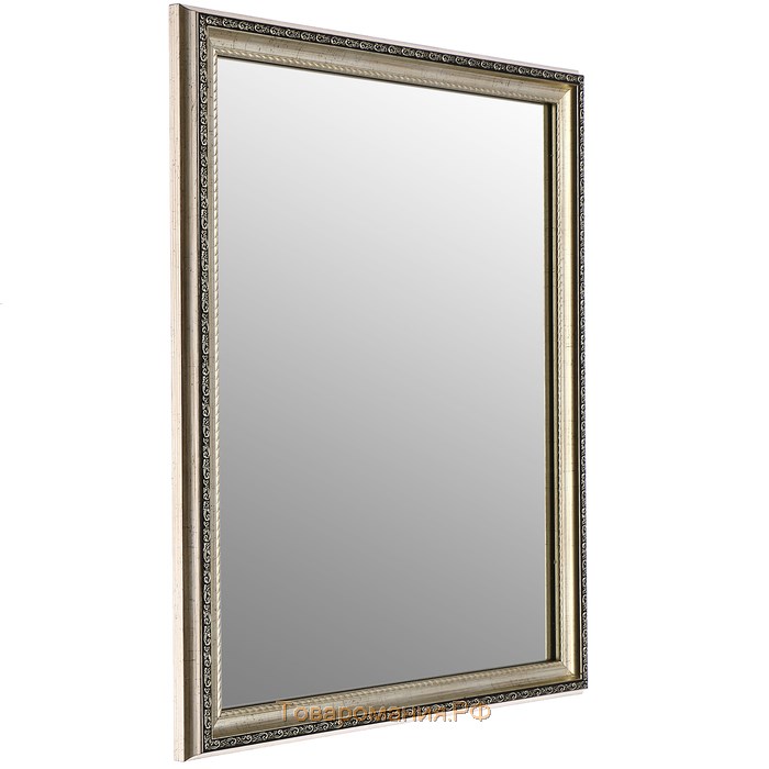 Зеркало настенное «Арабеска», серебро, 40×50 см, рама пластик, 30 мм