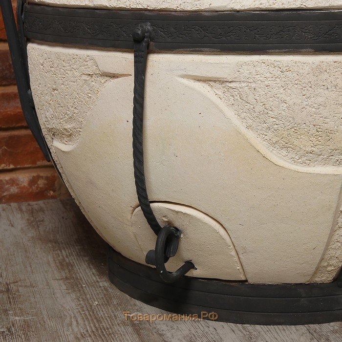 Тандыр "Сармат Дастархан" h-113 см, d-68, 167 кг, 12 шампуров, кочерга, совок