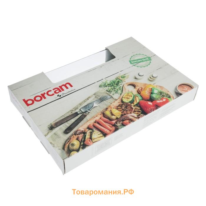 Форма для выпечки и запекания прямоугольная Paşabahçe Grill Borcam, 3,8 л, жаропрочное стекло, прозрачная