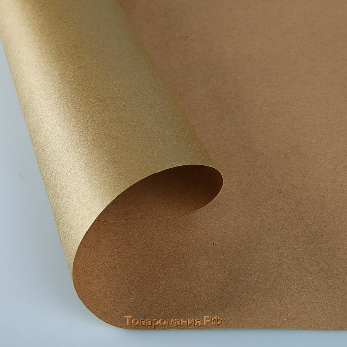Бумага упаковочная крафт "Золотая пыль", 0,7 х 10 м, 70 г/м² /м2