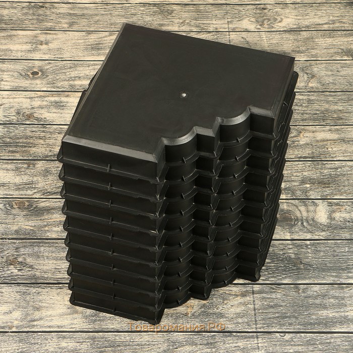 Форма для тротуарной плитки «Клевер краковский окантовка», 30 × 30 × 4,5 см, 1 шт.